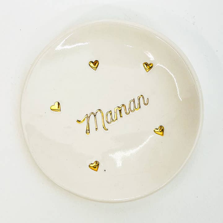 Mom Dish Little Hearts L for wholesale by Porcelaine Moderne