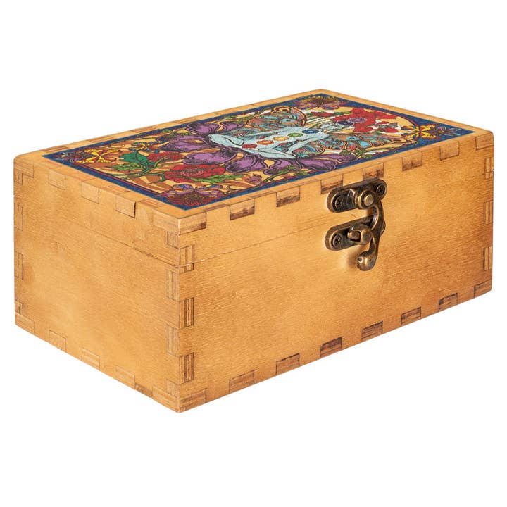 Benjamin International - Wholesale Decorative Box - Chakra Lotus Tarot Card Box1