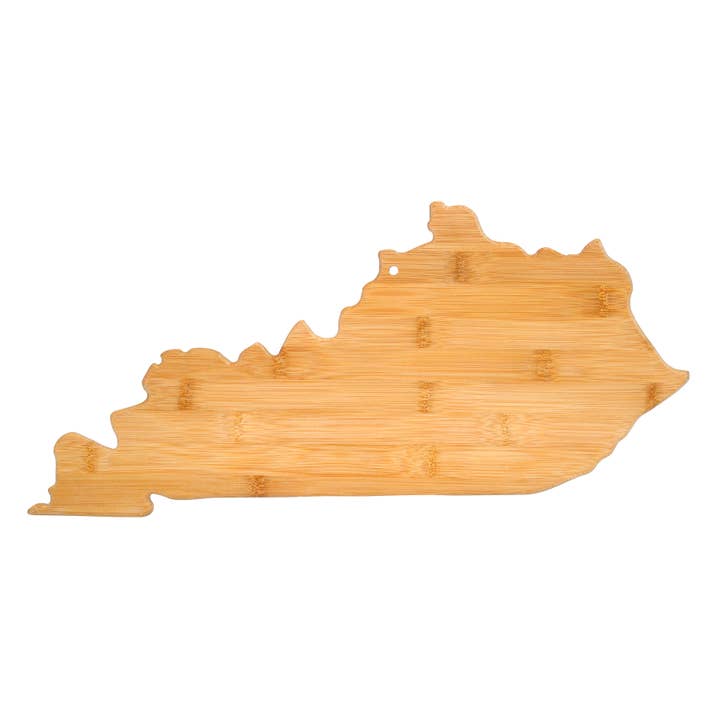 Kentucky State-Shaped Bamboo Serving & Cutting Board for wholesale by Totally Bamboo