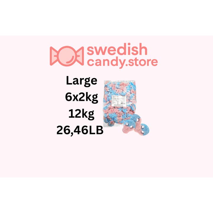Swedish Candy.Store - Swedish Candy - Wholesale Gummy - Swedish Candy Fizzy Skulls 2kg/4.41lb2