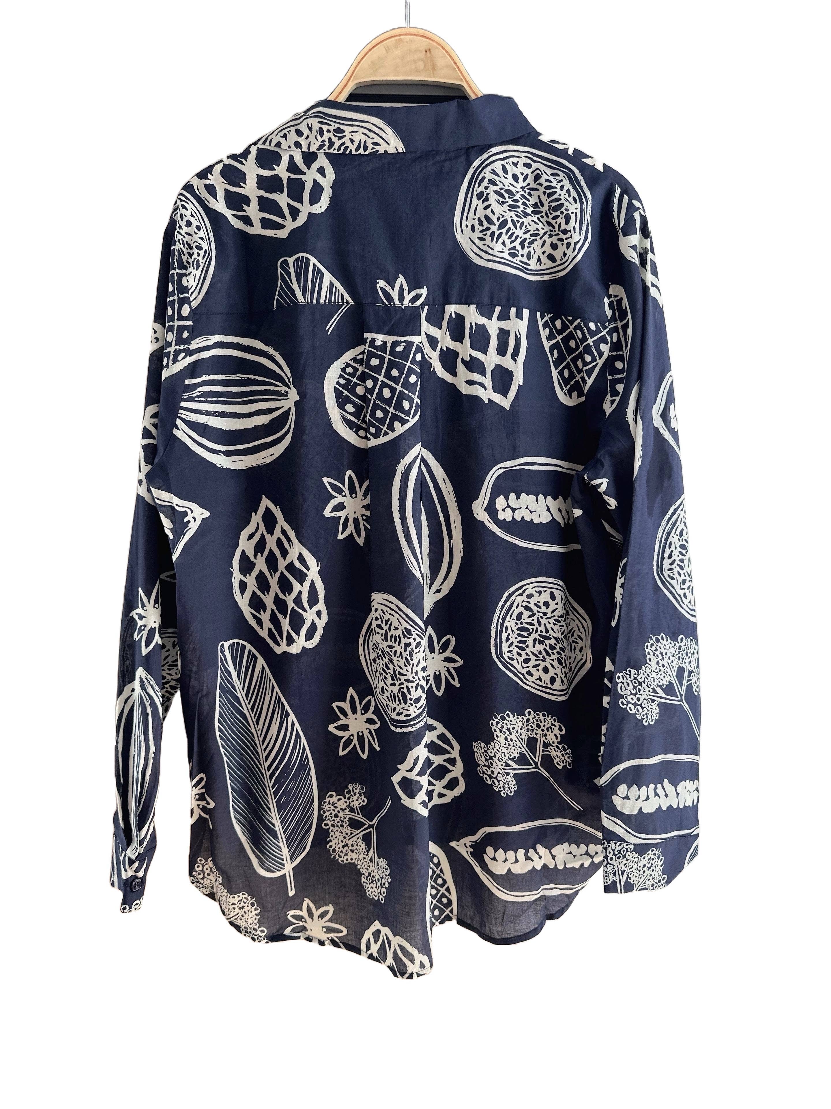 Orice - Wholesale Button Down Shirt - Women's - Bohemian long sleeve shirt - Orice4