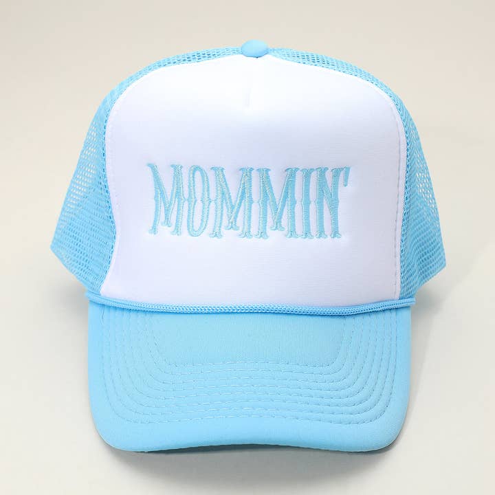 Sensibling Corp. - Wholesale Trucker Hat - Women's - MOMMIN Embroidered Mesh Back Trucker Hat3