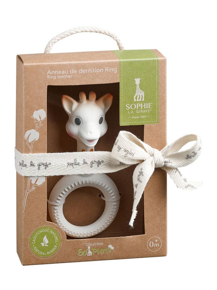 So'Pure Anneau de dentition pour la vente par Sophie la Girafe by Calisson Toys.