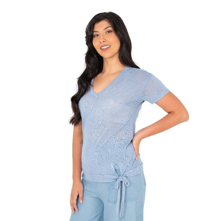 M Made In Italy - Wholesale Shirt - Women's - Women's Knit Top (10-7176W)