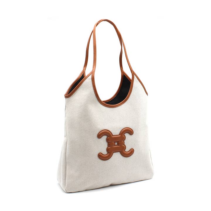 Bolso de lona de algodón con logo CC para venta al por mayor de Vimoda