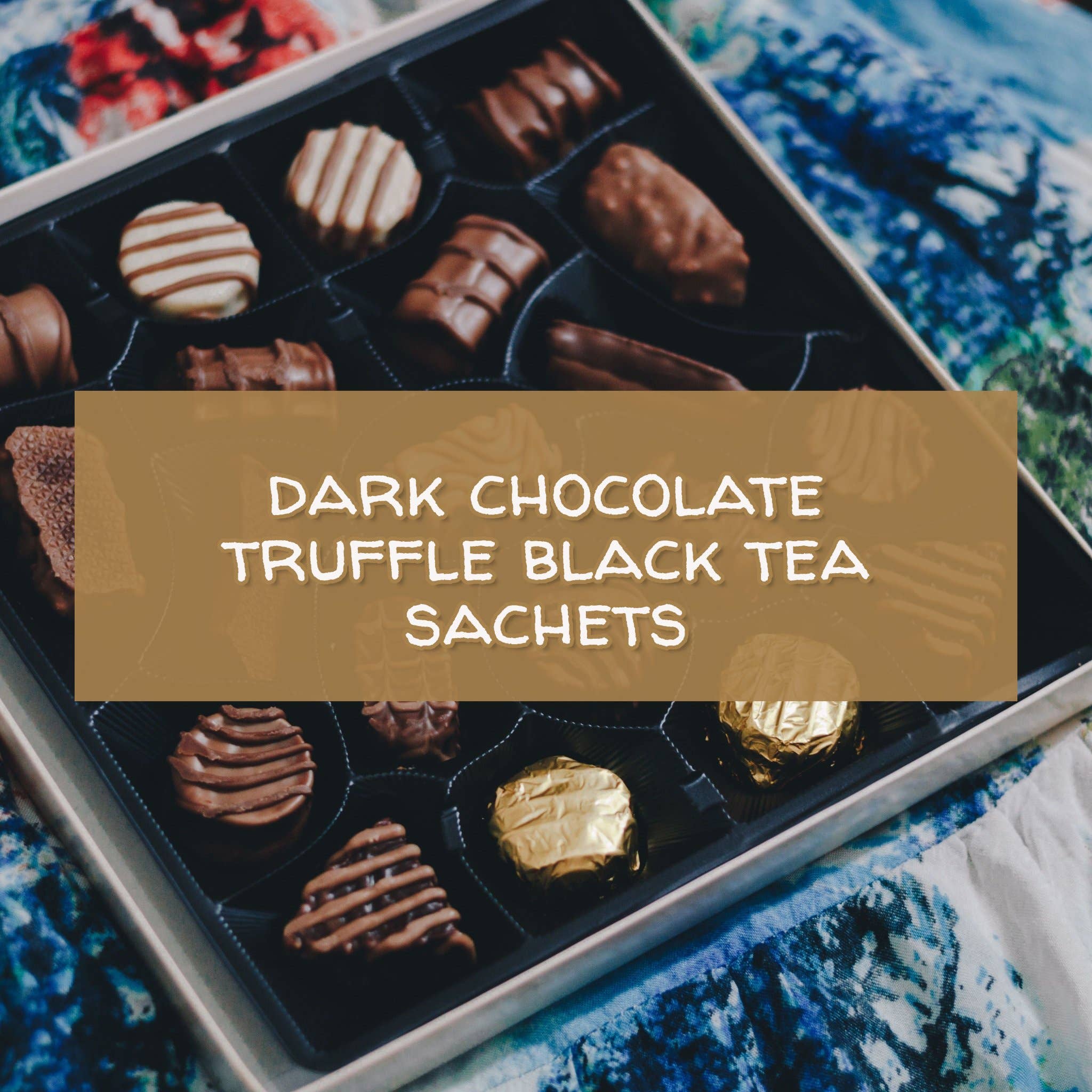 The Grateful Tea Co - Wholesale Tea Bags - Dark Chocolate Truffle Black Tea, 15 Sachets3