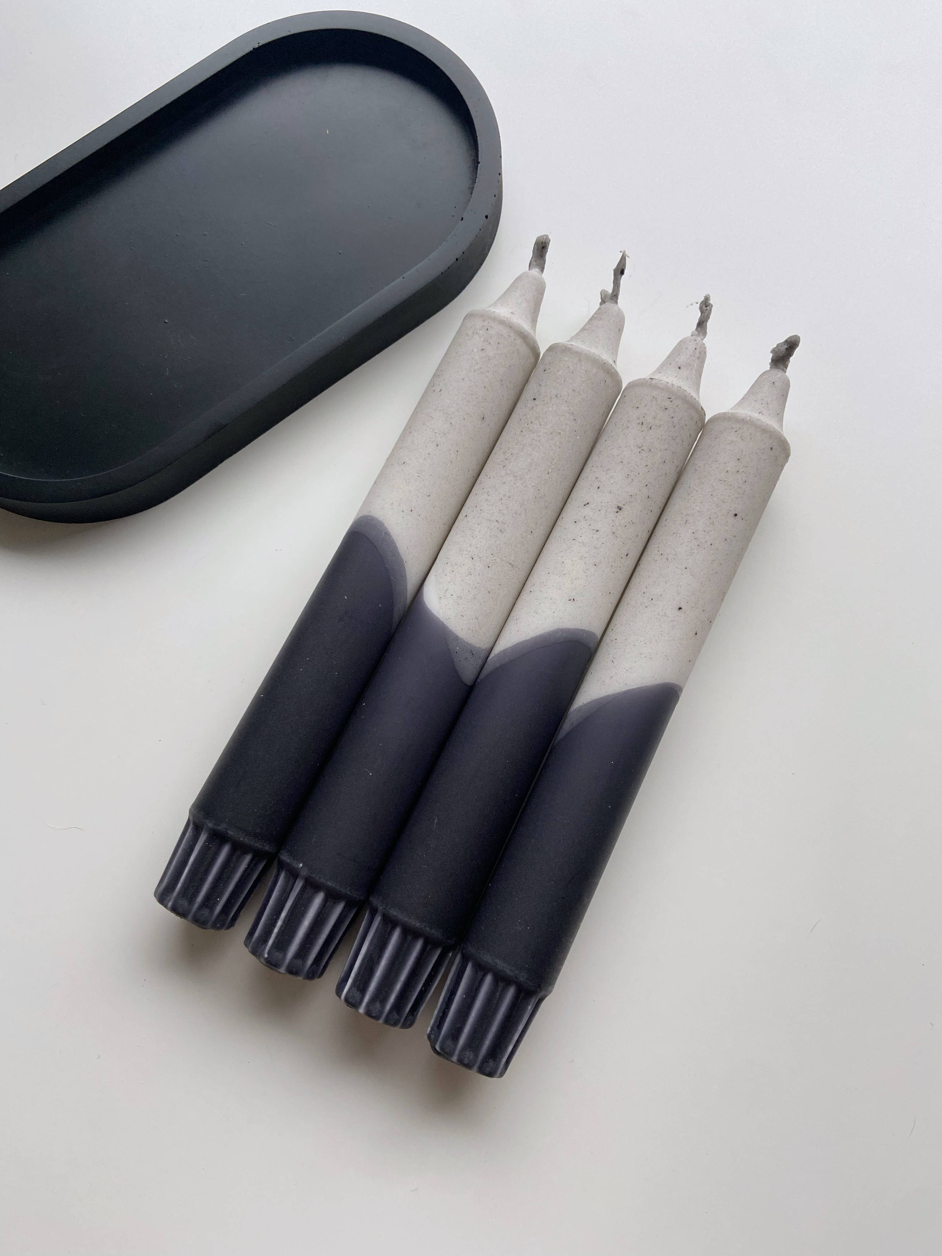 Miss Wildhorse - Wholesale Tapered Candle/Candlestick - Dip Dye Candle *Granite Style*4