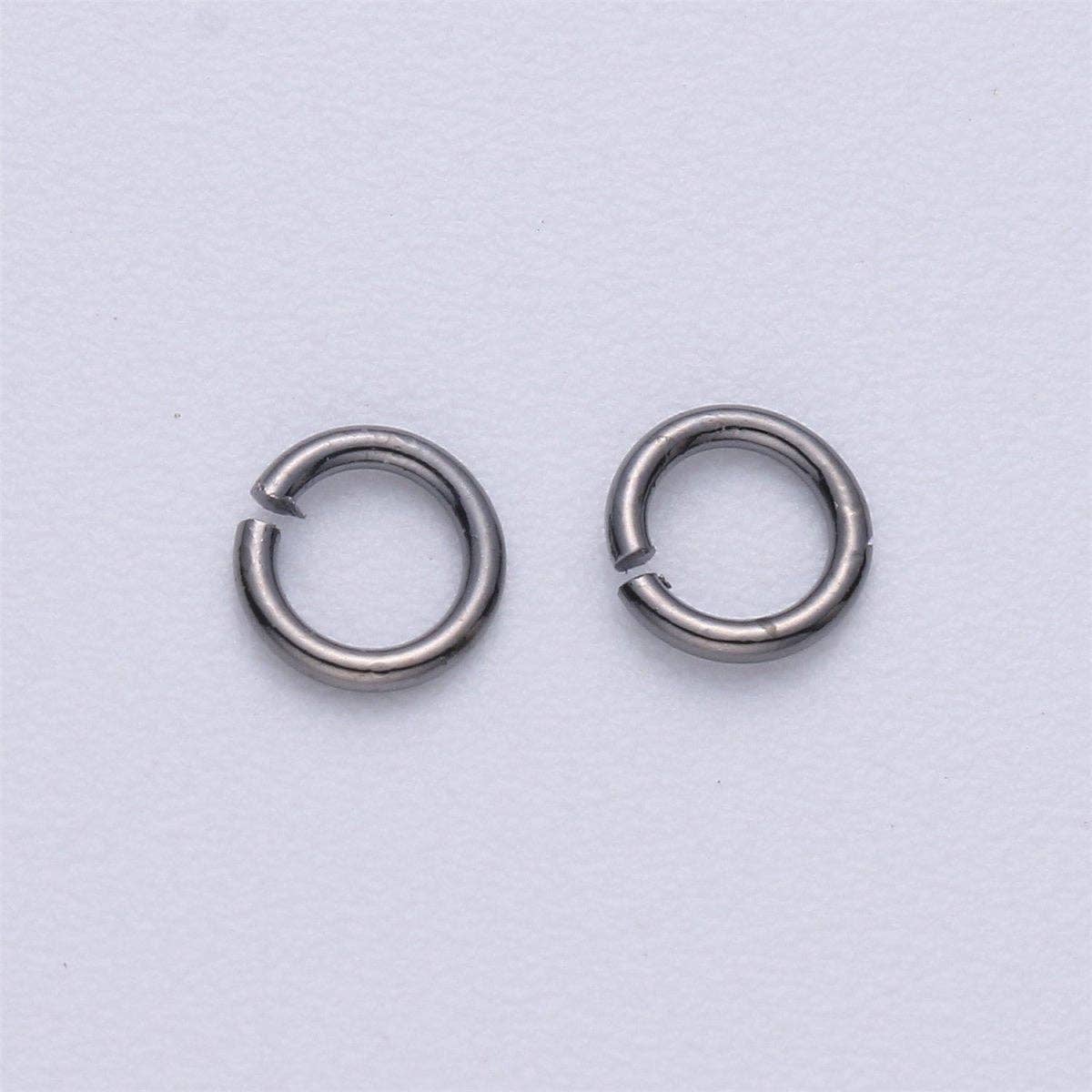 Aim Eternal - Wholesale Craft Supplies - Open Jump Ring Real Gold Plated Jump Ring 4mm, 7mm with 20 gauge / 0.8mm thickness for Jewelry Supply Component 10gram SP-1580 SP-1581 SP-1592 SP-15931