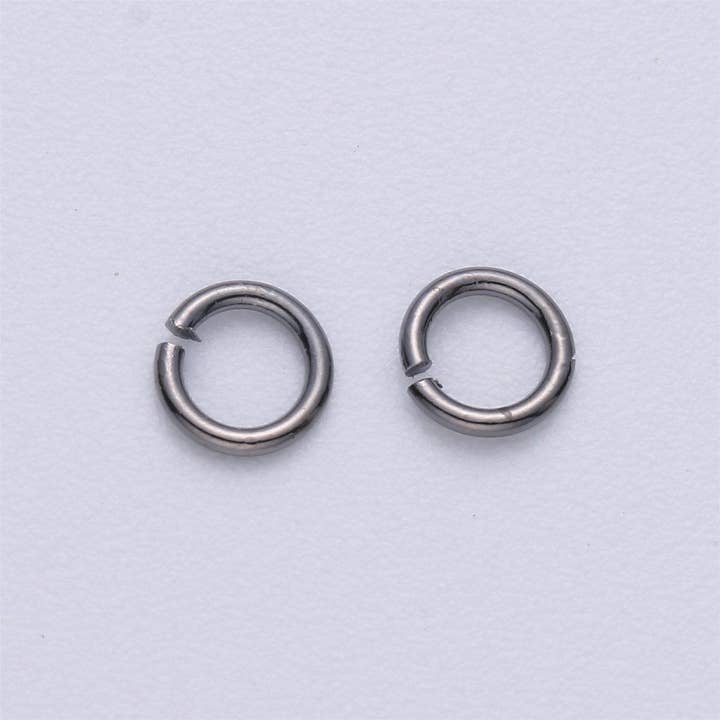 Aim Eternal - Wholesale Craft Supplies - Open Jump Ring Real Gold Plated Jump Ring 4mm, 7mm with 20 gauge / 0.8mm thickness for Jewelry Supply Component 10gram SP-1580 SP-1581 SP-1592 SP-15931