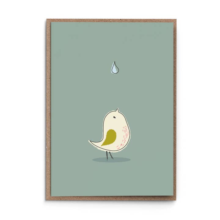 Greeting Card "Baptism Birdie" for wholesale by sonst noch was?
