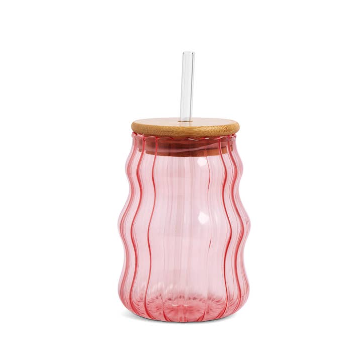 Core Home - Wholesale Drinking Glass/Cup - 17oz Squiggle Tumbler PKL