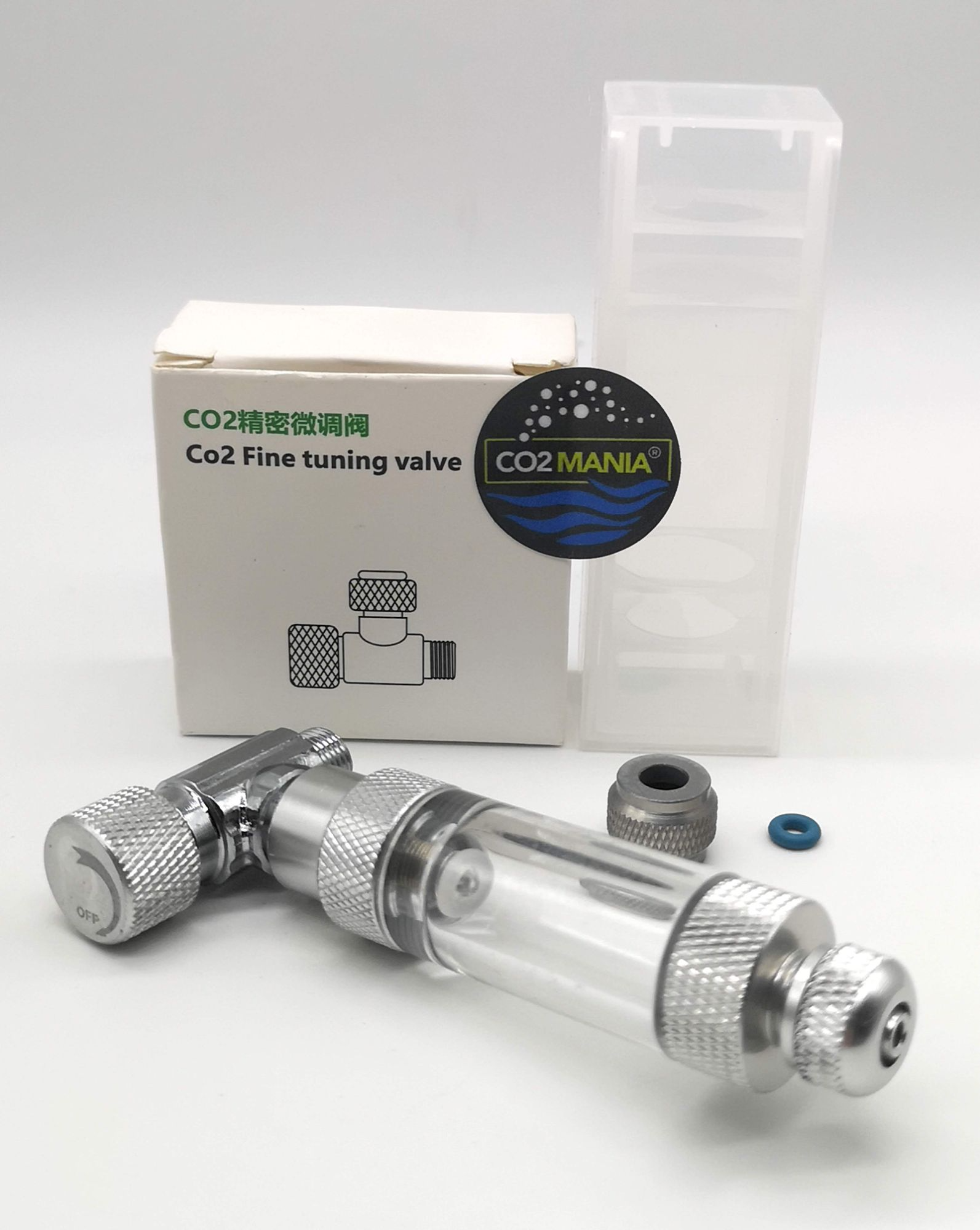CO2 MANIA® - Wholesale Pet Supplement - Not Cat/Dog - CO2 flow regulator for aquarium with bubble counter2