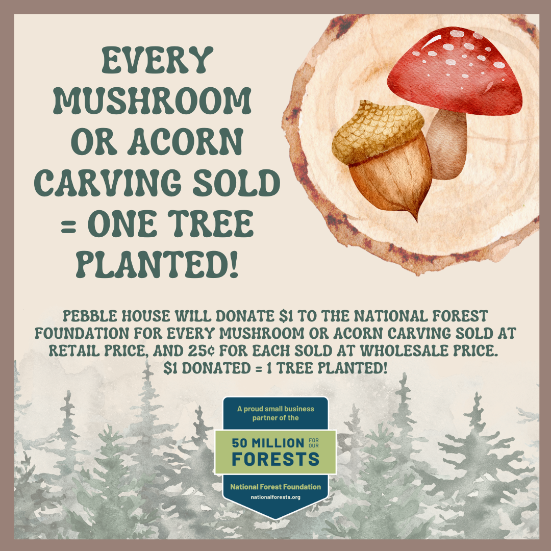 Pebble House – wholesale Spiritual stone/crystal – Dalmatian Jasper Mini Mushroom (Crystals & Stones)3