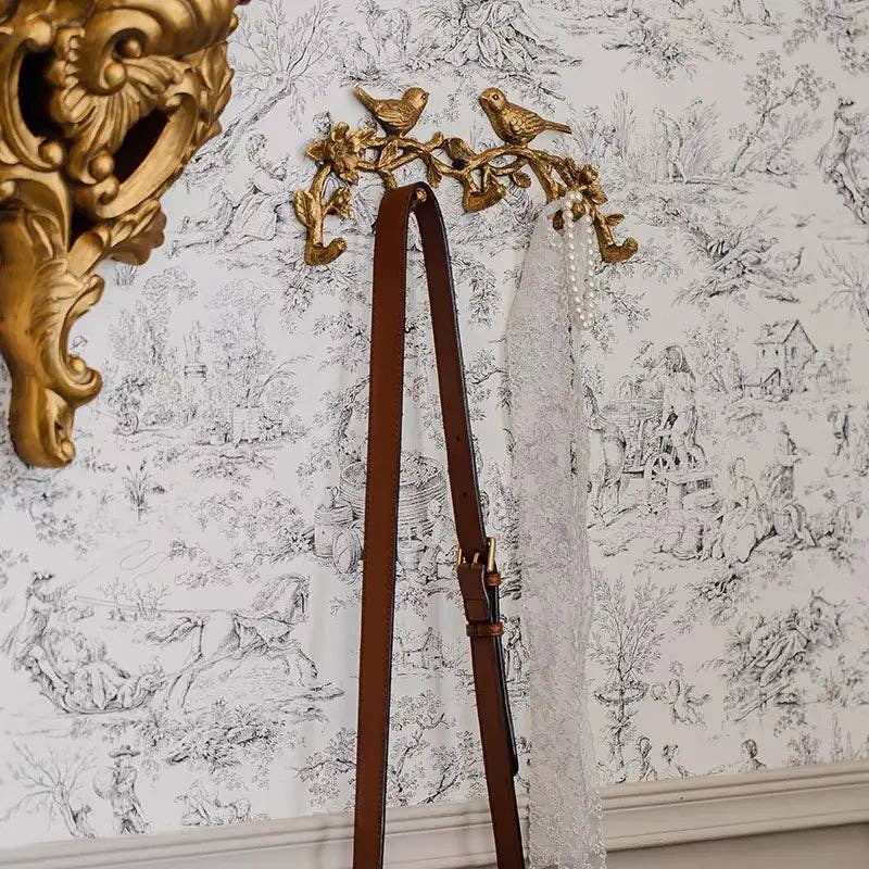 Vagabond Vintage – wholesale Wall hook – PEWTER BIRD HOOK1