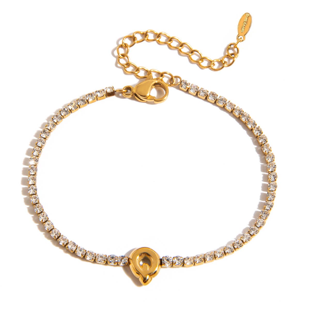 Savvy Bling - Wholesale Tennis Bracelet - Initial Tennis Bracelet Water Resistant16