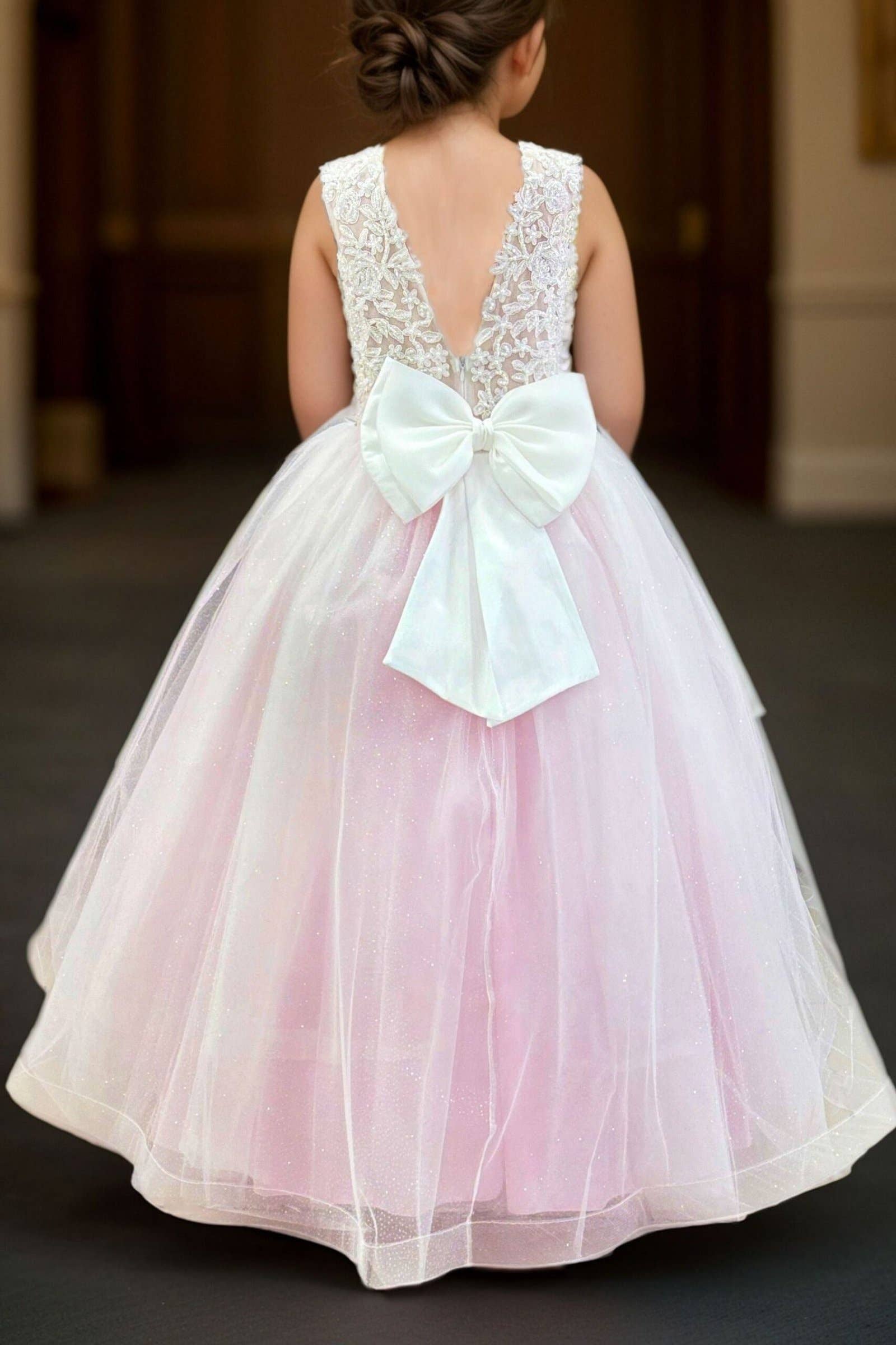 Piccole Star - Wholesale Dress - Kids - Pink Diamond Dress1