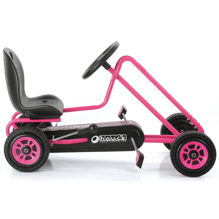 Hauck Toys - Wholesale Bike/Scooter - Kids - Hauck Lightning Pink Pedal Go Kart