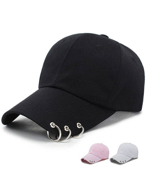 Sheer Trend - Wholesale Baseball Cap - Women's - Hip-Hop Style Metal Ring Cap8