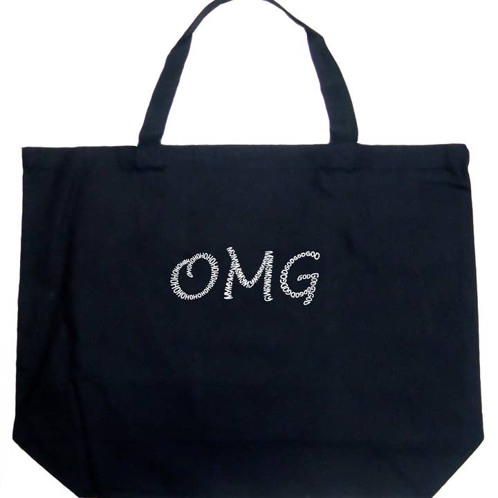 Borsa a tracolla LA Pop Art Word Art - OMG per la vendita all'ingrosso da parte di LA Pop Art