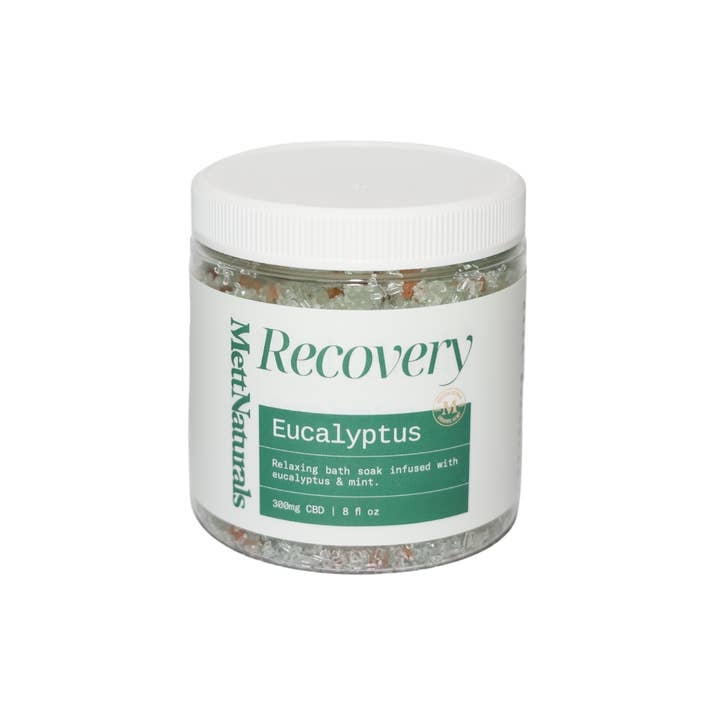 Recovery, CBD Eucalyptus Bath Soak for wholesale by Mett Naturals CBD