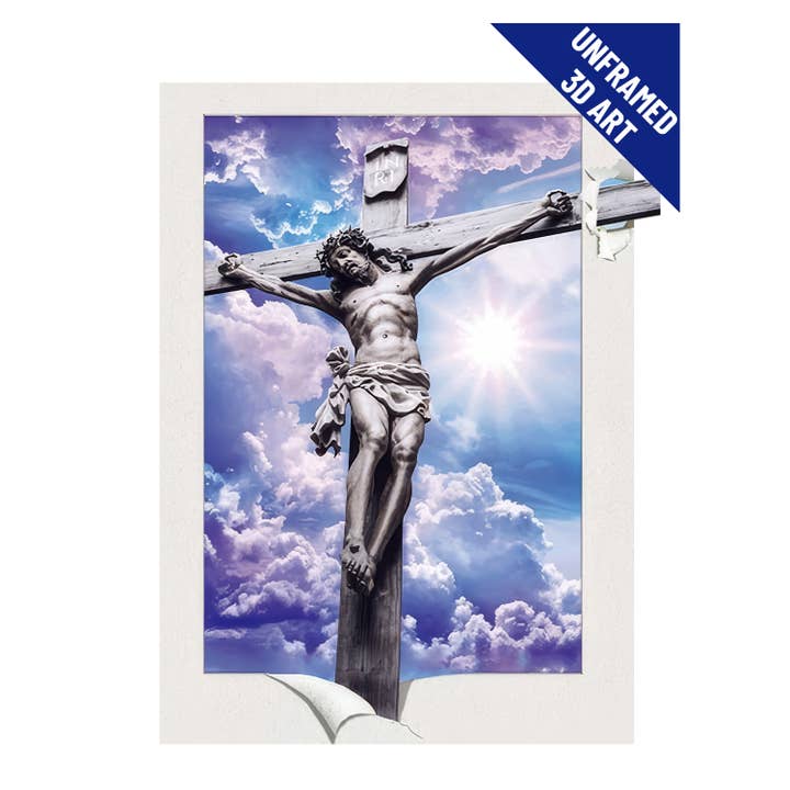 Lentics - Wholesale Poster - Jesus Christ on the Cross 3D Lenticular Poster Print Art