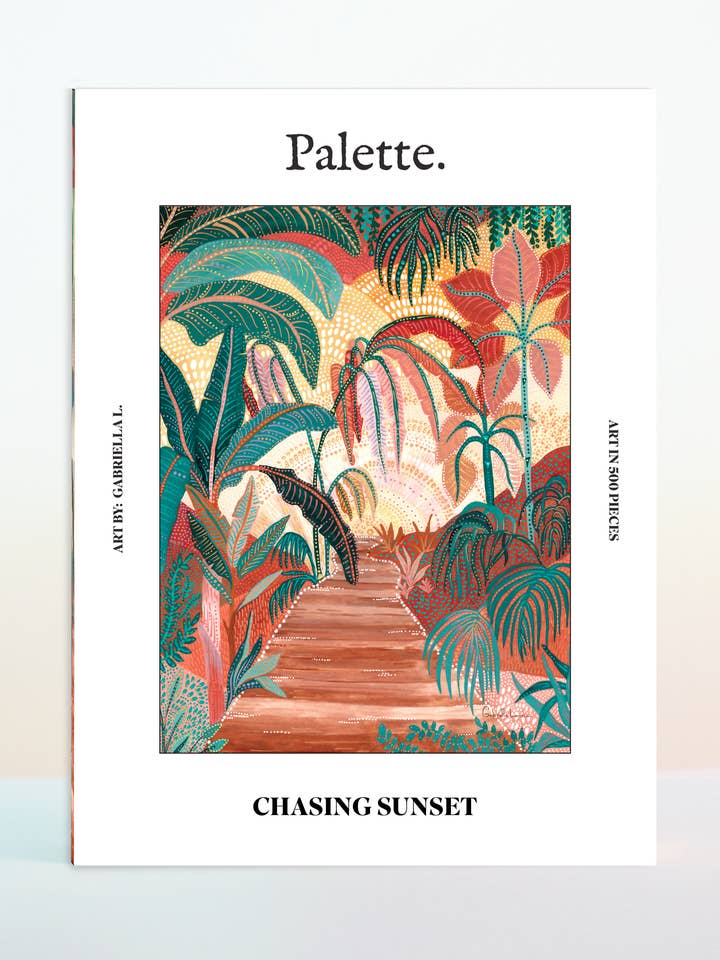 Chasing Sunset - 500 brikker puslespil fra Palette Puzzles for engroshandel hos Palette Puzzles