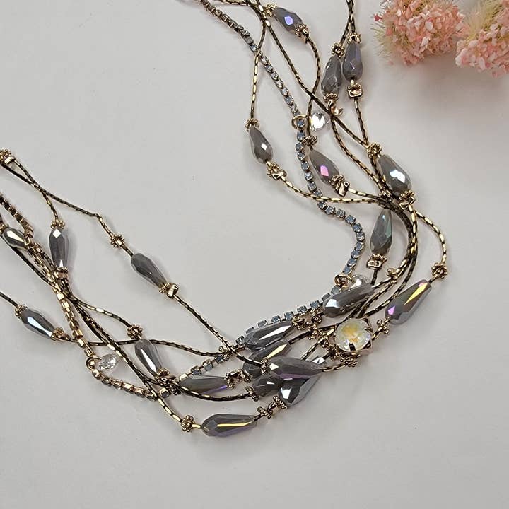 BETTYOH INC - Vendita all'ingrosso Collane di perline/perle - Collana di perline multistrato fatta a mano0