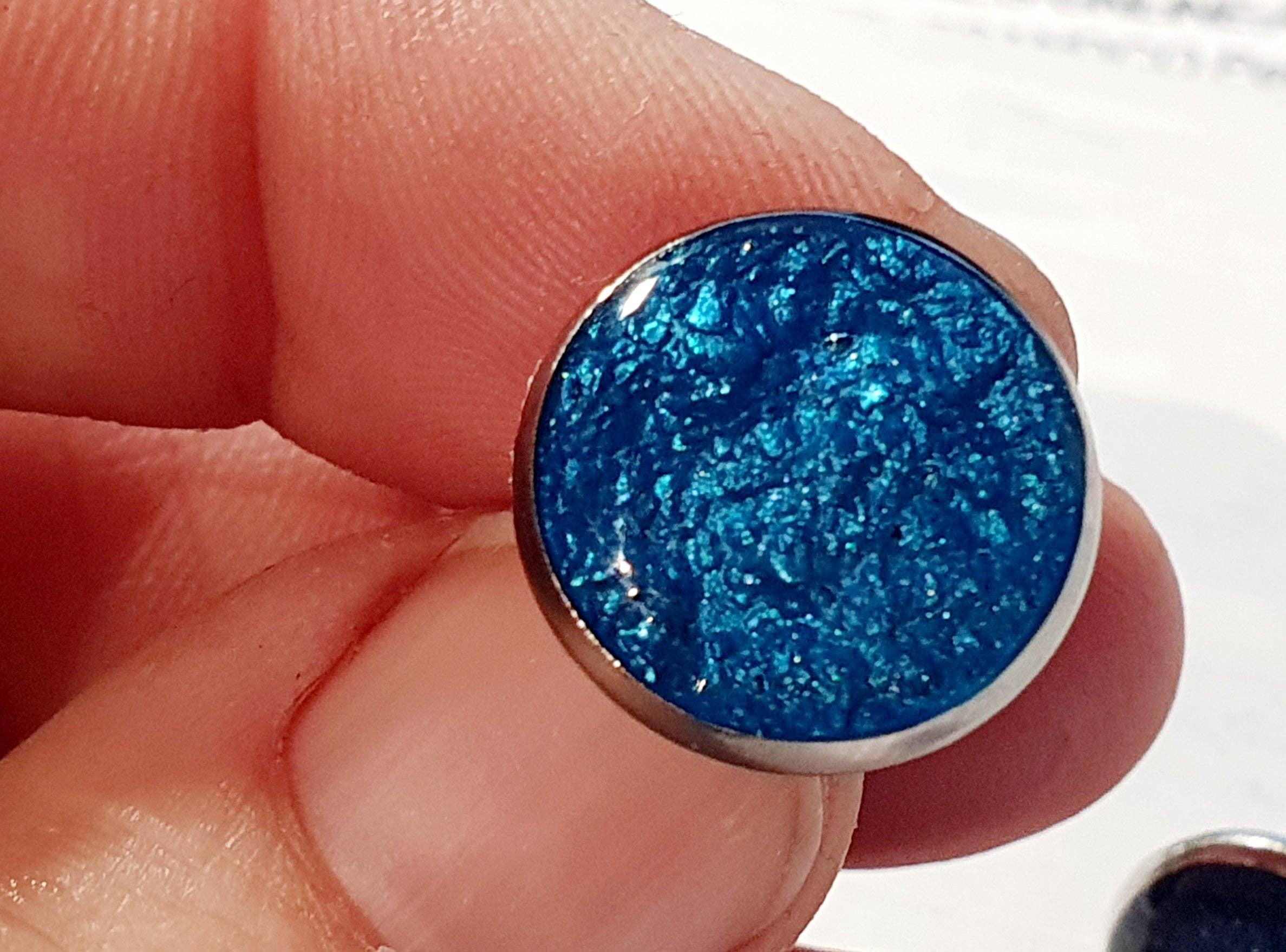 Jo Thomas Jewellery - Wholesale Cufflinks - Cufflinks with Cornish sand8