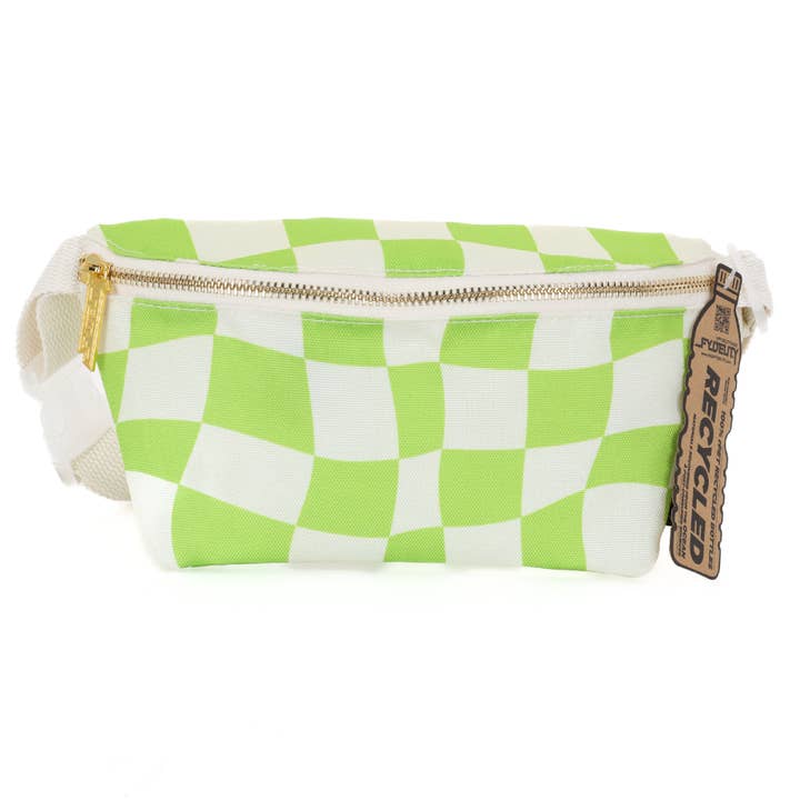 Fydelity - Wholesale Belt Bag - Women's - 83856: Fanny Pack | Slim | Recycled RPET | Groovy Green