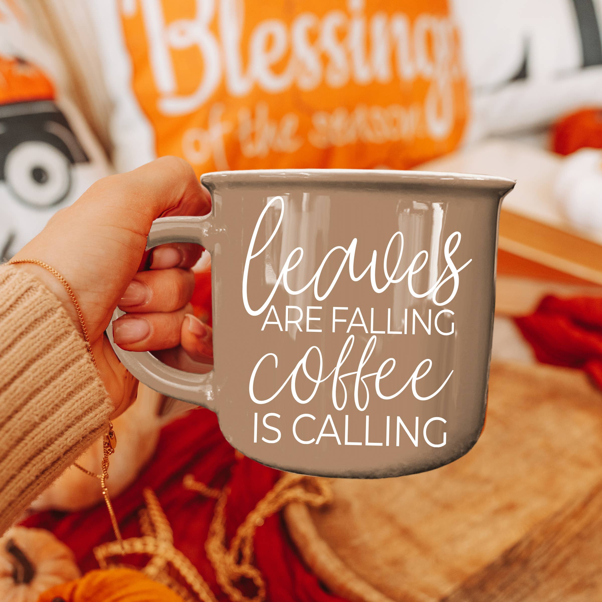 Gia Roma - Vente Tasse à café - Tasses à café Sweater Weather, vaisselle d'automne neutre, jolie tasse25