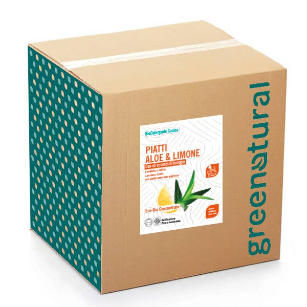 ALOE & LEMON plates - GREENATURAL 10kg BAG for wholesale by GREENATURAL