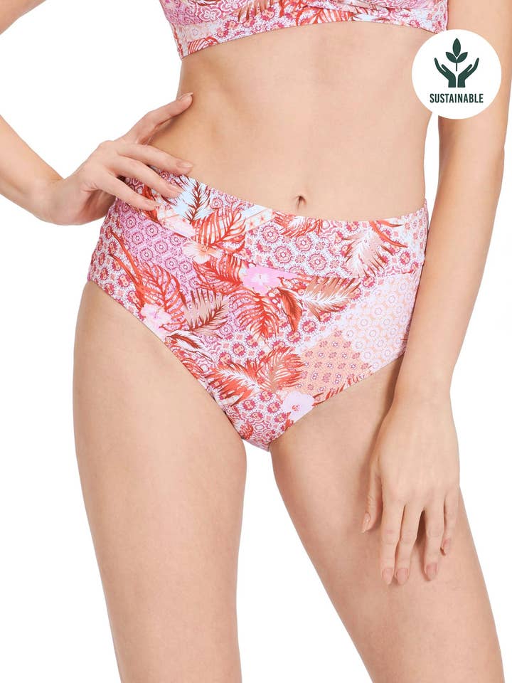 Bohemian Beauty Persian Red High Waisted Full Classic Pant for wholesale by Sunseeker