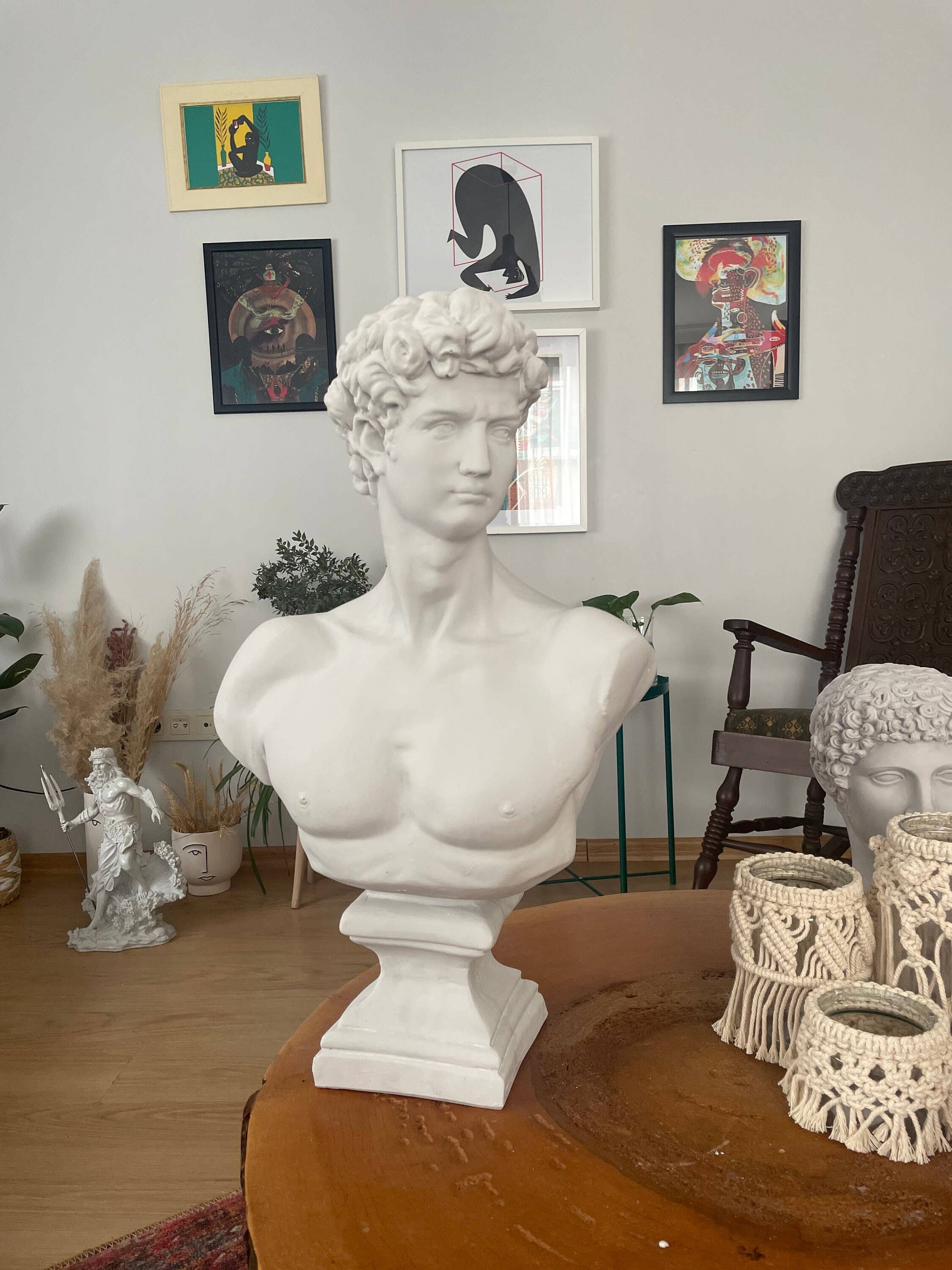 RomaArtSculptures – Großhandel Skulptur – 22 Zoll riesige David-Skulptur4