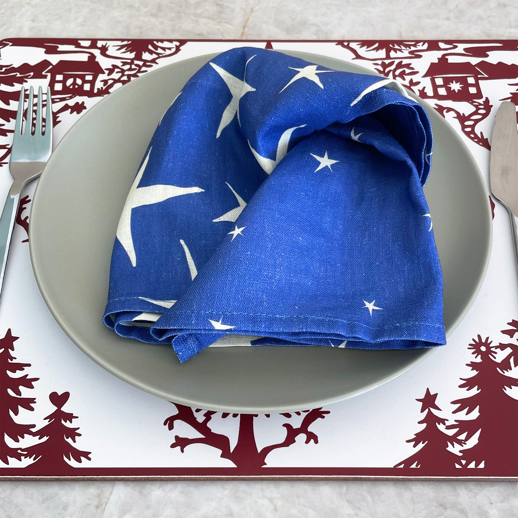 Slow Notes - Wholesale Tea Towel - Starry Table Gift Set – Wine Bag + 4 Linen Napkins4