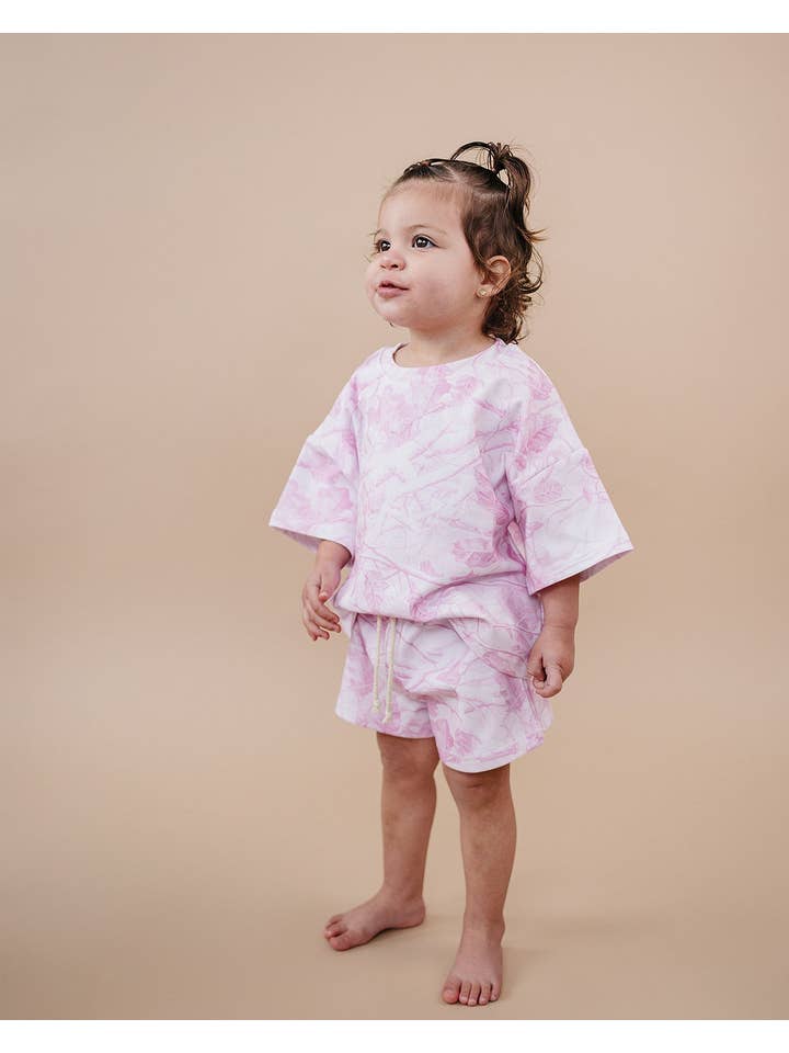 Lucky Panda Kids - Wholesale Top & Short Set - Kids - Shorts Set | Pink Camo9