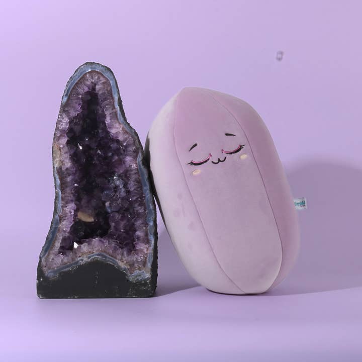 Crystal Plushie 💗 Plushies shaped like crystals 💜 powered by crystals and other Purchase Wholesale custom plushies. Free Returns & Net 60 Terms on Faire trending on Faire.