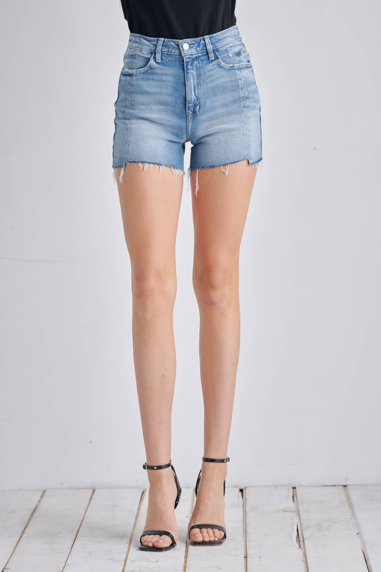 ARTEMIS VINTAGE - Vendita all'ingrosso Pantaloncini - Donna - PANTALONCINI MAMMA A VITA ALTA3