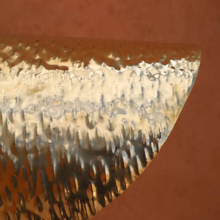 Néda - Wholesale Chandelier/hanging light - Lotus Leaf Brass Pendant "NOOR" - Hammered9