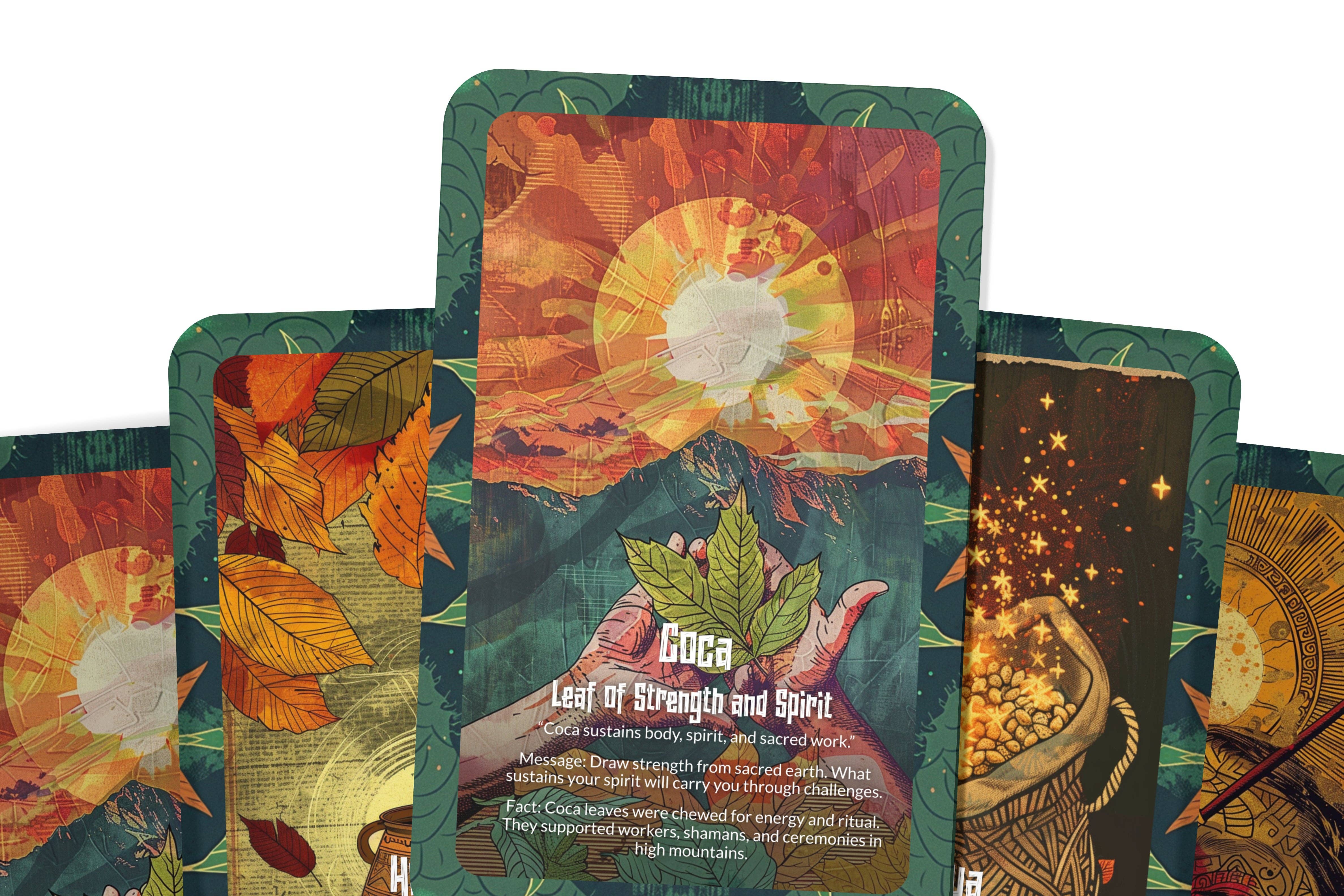 Ibiza Tarot USA - Wholesale Tarot Cards - Andean Herbs Mountain Medicine Oracle Deck – 22 Cards3