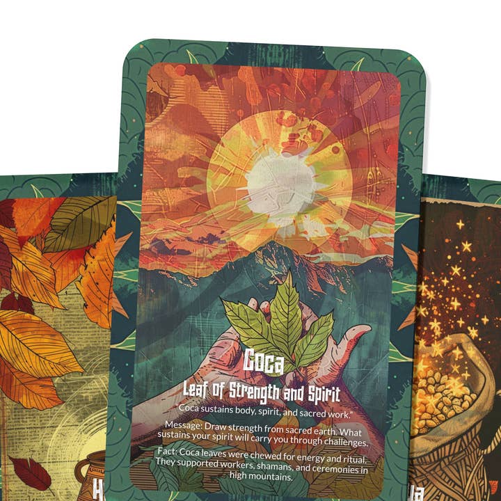 Ibiza Tarot USA - Wholesale Tarot Cards - Andean Herbs Mountain Medicine Oracle Deck – 22 Cards3