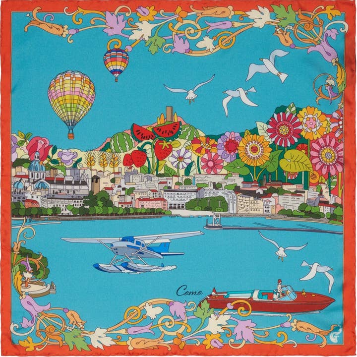 Como SIlk Neckerchief for wholesale by Koh-I-Noor