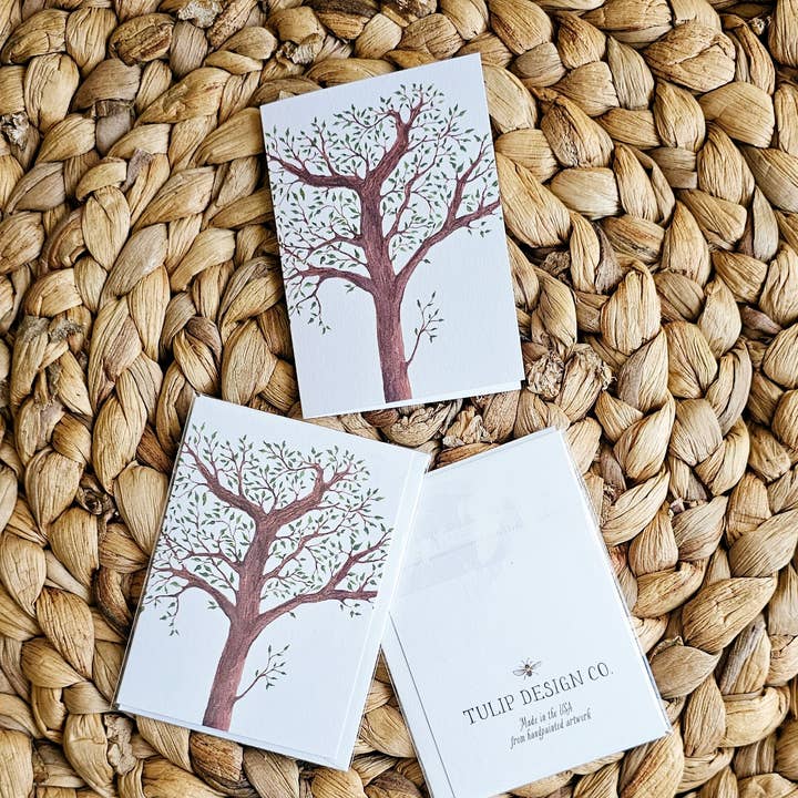 Tree Mini Card for wholesale by Tulip Design Company