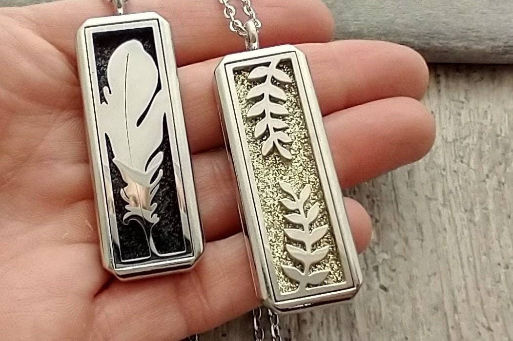 Piccadilly Pendants - Wholesale Aromatherapy Necklace - Nature Inspired Locket, Aromatherapy Necklace2