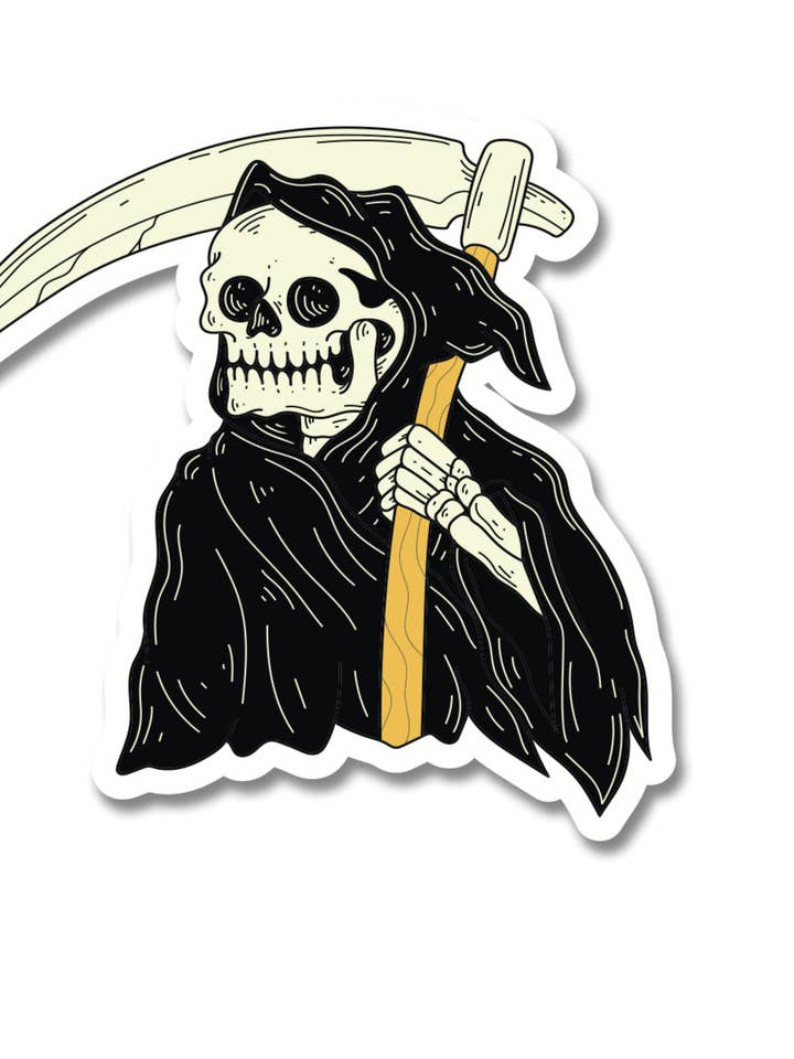 10117: POPOUT Sticker-L Grim Reaper for wholesale by Fydelity