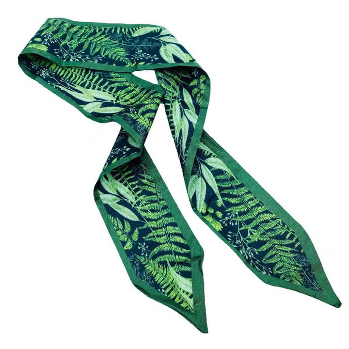 Funkyrel® Atzbranding Limited - Wholesale Scarf – Women's - Scarvii - Plant-Print Neck Scarf - Classic & Soft