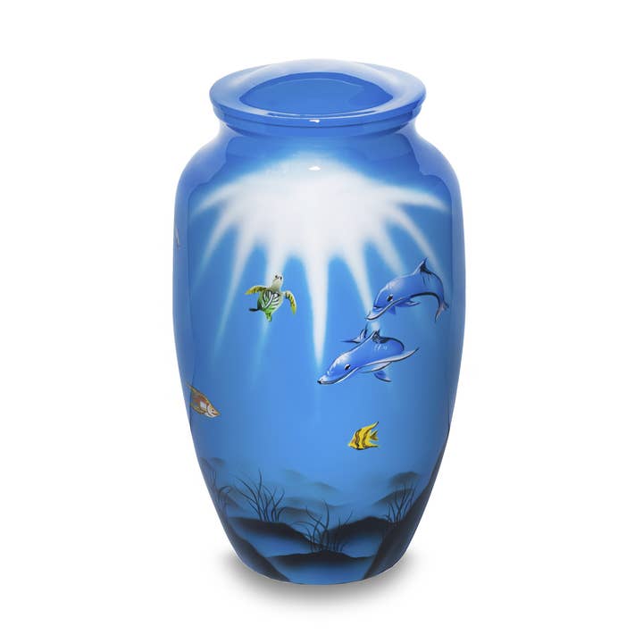 Urne Deep Sea Wonder pour adulte pour la vente par Raj Urns