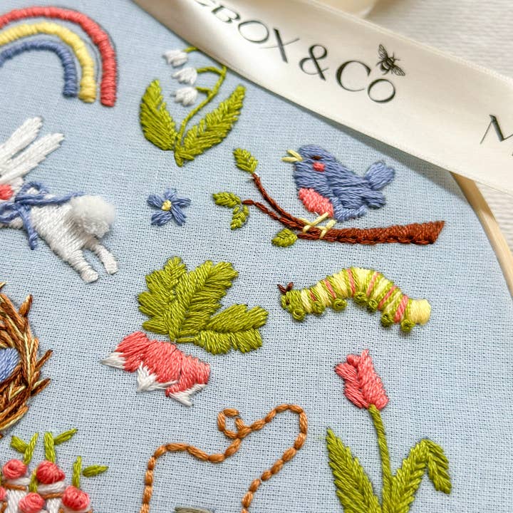 MakeBox & CO - Wholesale Embroidery/Cross Stitch Supplies - Spring Stitches Embroidery