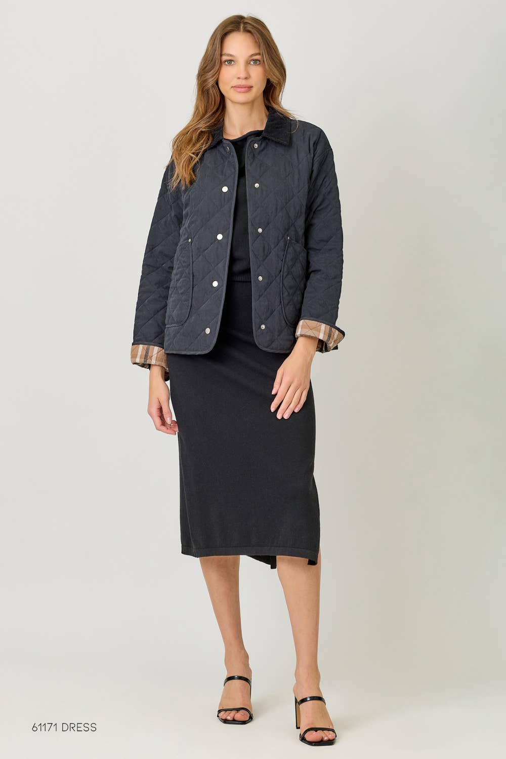 Mystree - Venta al por mayor Chaqueta - Mujer - Chaqueta acolchada en contraste 601887