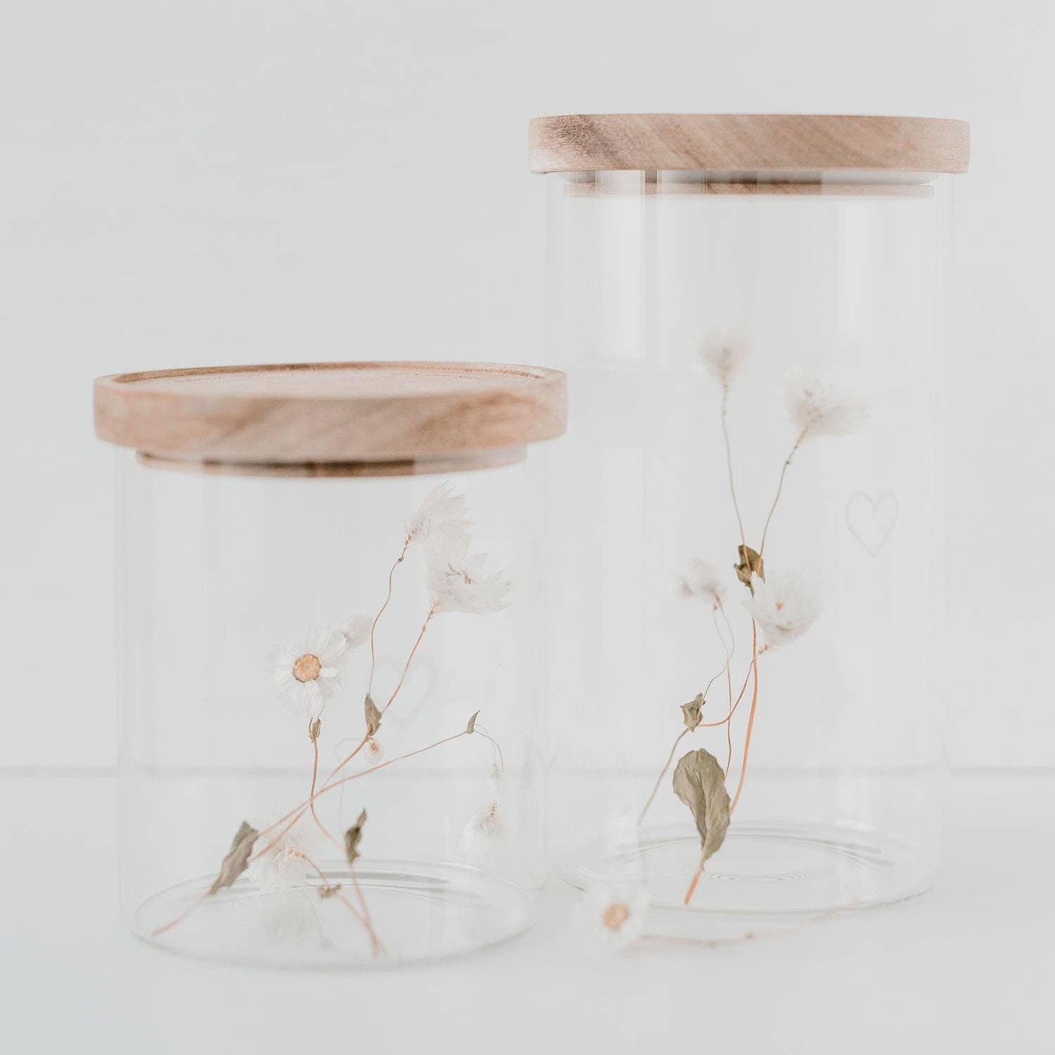 Eulenschnitt - Wholesale Jar - Heart storage jar 19cm (PU = 4 pcs)4