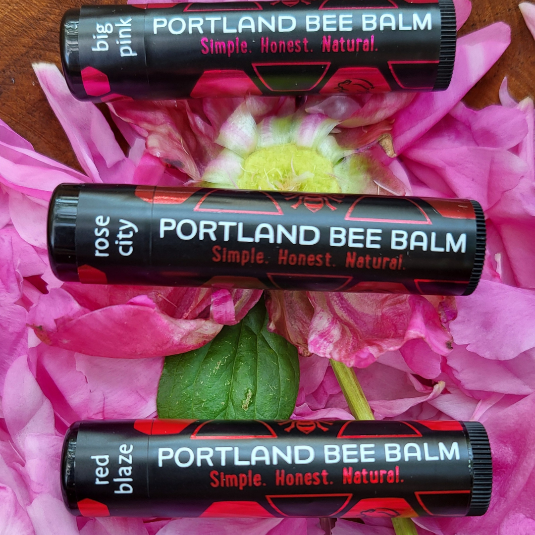 Portland Bee Balm - Wholesale Lip Balm Set - Tinted Assorted Beeswax Lip Balm 3-Pack 1
